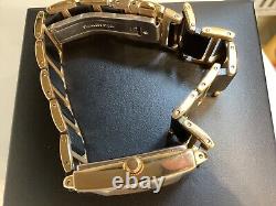 Montre pour hommes en tungstène et diamant, lunette et cadran suisses magnifiques, toute neuve