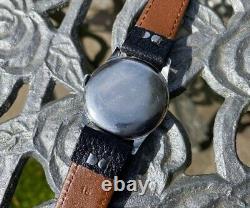 Montre vintage pour homme Lanco cadran bicolore type militaire des années 1950