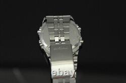 Montre vintage pour homme Seiko Digital Silver Wave Quartz 1979 de style 'Old School' A259-5090