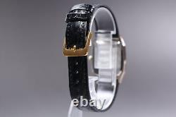 Nouvelle montre pour homme SEIKO Dolce 9521-5070 Gold Tank Qz près de MINT Vintage JAPAN