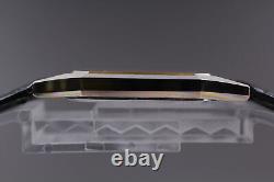 Nouvelle montre pour homme SEIKO Dolce 9521-5070 Gold Tank Qz près de MINT Vintage JAPAN