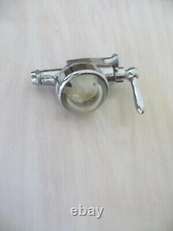 Perle Optique, Robinet à Bouton en Verre Chromé Im-571172 Angleterre Antiques