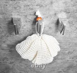 Porte-serviettes de bain en chrome 3 pièces, crochet pour robe de bain, support pour serviette à main, en laiton massif