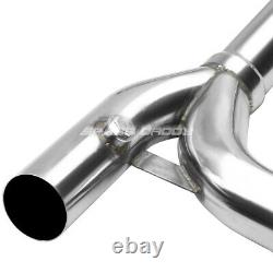 Pour 04-08 F150 Xlt 2wd 5.4l V8 Stainless Steel Header Manifold+y-pipe Exhaust