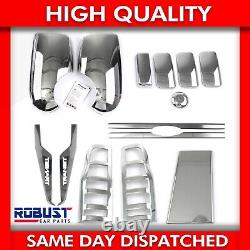 Pour Ford Transit Mk6 Mk7 Ensemble Complet de Couvercles Chromés 14 Pièces (2000-2014)