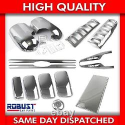 Pour Ford Transit Mk6 Mk7 Ensemble Complet de Couvercles Chromés 14 Pièces (2000-2014)