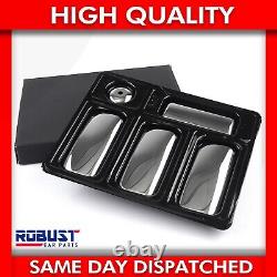 Pour Ford Transit Mk6 Mk7 Ensemble Complet de Couvercles Chromés 14 Pièces (2000-2014)