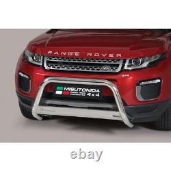 Range Rover Evoque Bull Bar Nudge A Bar 2016+ Chrome Acier Inoxydable 63mm