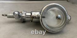 Robinet à manette en verre chromé Optic Pearl, antique anglais