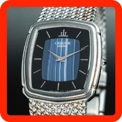 SEIKO CREDOR MINT 5A74-3D30 Cadran Sardonyx Forme Carrée Homme