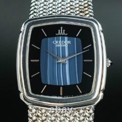 SEIKO CREDOR MINT 5A74-3D30 Cadran Sardonyx Forme Carrée Homme