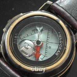 SEIKO VINTAGE Montre pour homme Seiko Alba Field Gear Compas 1988 V722-6A80 Rare