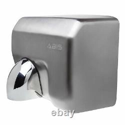 Sèche-mains commercial en acier inoxydable haute vitesse avec buse 360° Storm Chrome