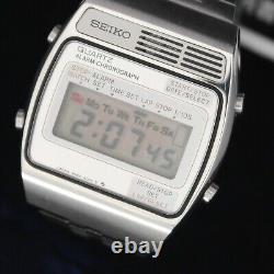 Seiko numérique à quartz vintage 1979 old school boîte originale et manuel A159-4000