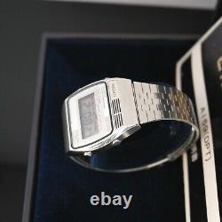 Seiko numérique à quartz vintage 1979 old school boîte originale et manuel A159-4000