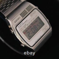Seiko numérique à quartz vintage 1979 old school boîte originale et manuel A159-4000