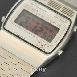 Seiko numérique à quartz vintage 1979 old school boîte originale et manuel A159-4000