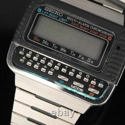 Seiko numérique vintage 1981 C439-5010 calculatrice LH001 ultra rare pour réparations