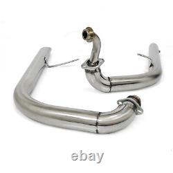 Silencieux d'échappement complet en chrome pour Yamaha Virago 250 XV125 XV250