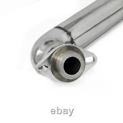 Silencieux d'échappement complet en chrome pour Yamaha Virago 250 XV125 XV250