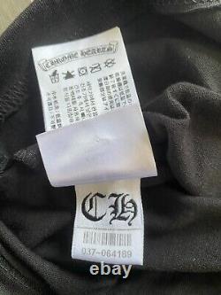 T-shirt à col rond Chrome Hearts Horse Shoe SS Pocket Noir Taille XS NOUVEAU