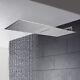 Tête De Douche De Salle De Bain En Argent Pommeau De Douche En Acier Inoxydable Rainfall