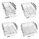 Tirez Les Paniers De Rangement En Fil Du Placard De Cuisine Garde-manger 300 400 500 600 800 900mm