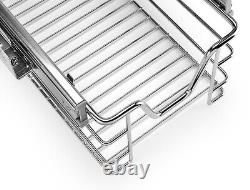 Tirez les paniers de rangement en fil du placard de cuisine garde-manger 300 400 500 600 800 900mm
