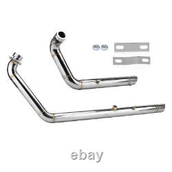 Tuyau d'échappement chromé à baffle décalé Shortshot pour Yamaha Star Bolt XV950 XVS950