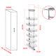 Unité De Base D'armoire De Panier En Fil D'acier Inoxydable De Placard De Garde-manger De Stockage