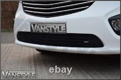 Vauxhall Vivaro 1419 Grille De Bumper Avant En Acier Inoxydable Noir Grille De Mesh Pas Chrome