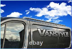 Vauxhall Vivaro Lwb 1419 Barres De Toit Barres De Toit En Acier Inoxydable Chrome Opel Rack