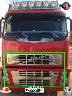 Volvo Fh12 Chrome Front Grill 10pieces Acier Inoxydable